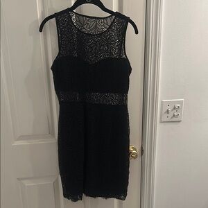 Express Black Lace Dress